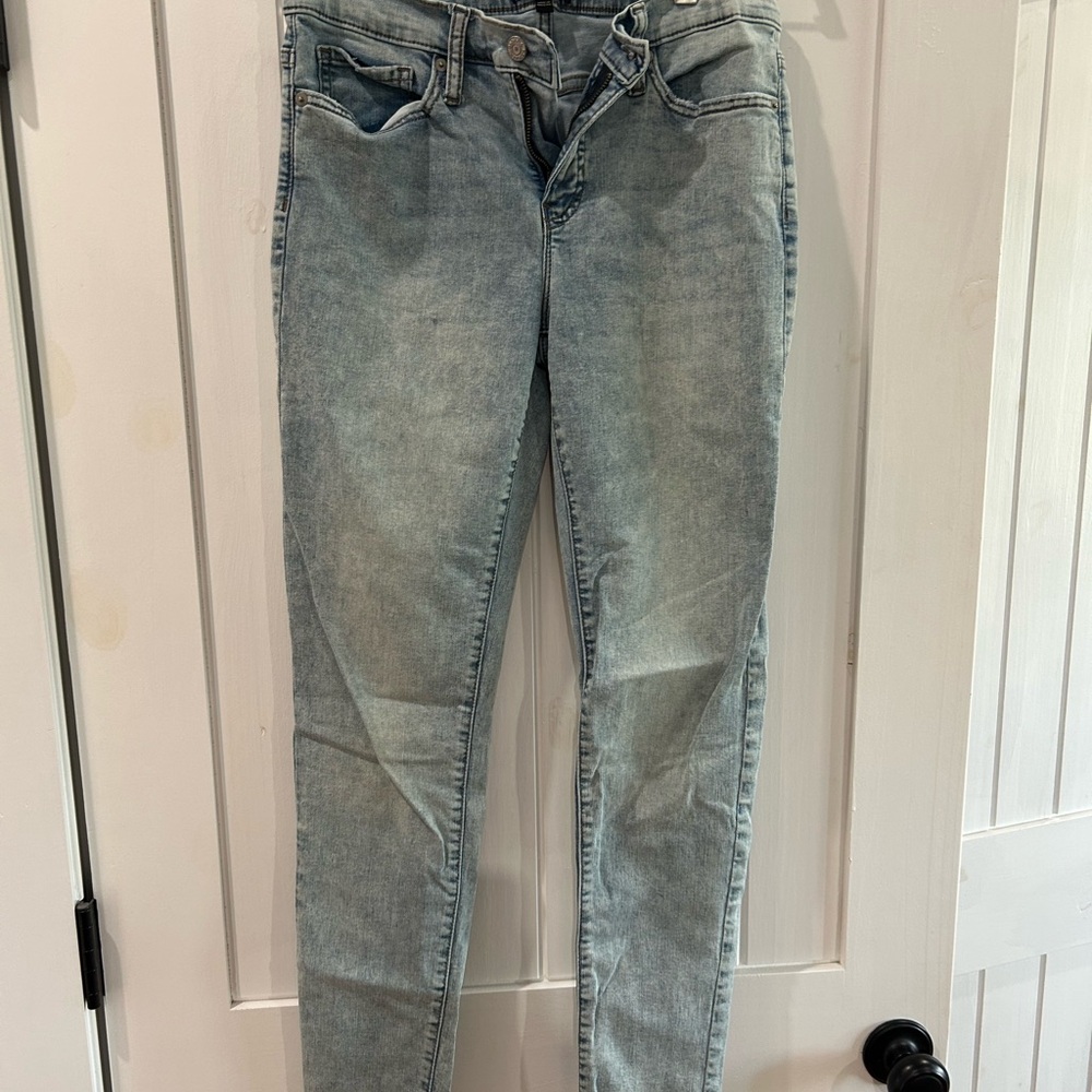 Banana Republic Women's Light Blue Skinny Pants